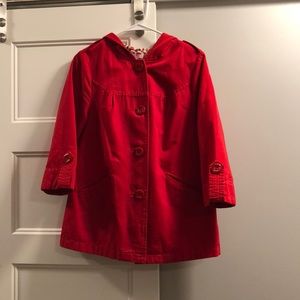 Red Button Up Jacket